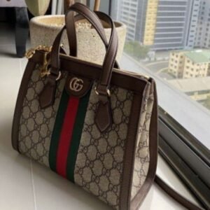 Gucci ophidia GG medium tote bag with dustcover slingbelt 06