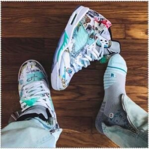 Branded AJ AIR RETRO 6 Aqua