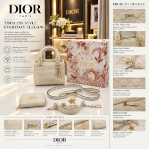 CHRISTIAN DIOOR GIFT SET COMBO PREMIUM WITH OG BOX & PACKING