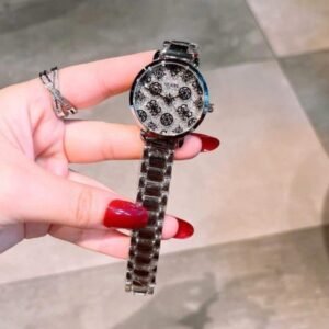 GUESS SUGARPLUM SILVER PREMIUM WOMEN WRIST WATCH