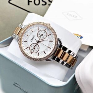 FOSSIL TAILOR STAINLESS STEEL PREMIUM WOMEN WRIST WATCH