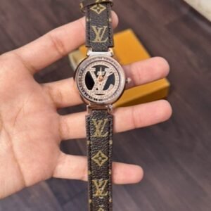 LOUIS VUITTON LEATHER WOMEN WRIST WATCH