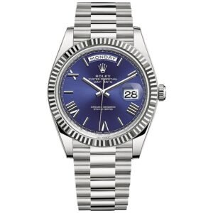 ROLEX PERPETUAL DAY DATE 40 MM STAINLESS STEEL WATCH