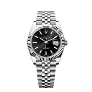 ROLEEX OYSTER DATE JUST BLACK PREMIUM QUALITY WRIST WATCH