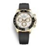 ROLEX DAYTONA FIBE BELT (GOLDEN/WHITE) WATCH