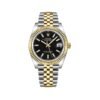 ROLEX OYSTER PERPETUAL DAY DATE 41 MM FLUTED BEZEL WATCH