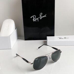 Branded Rb Black Aviator Sunglasses Bt (With Original Kit)