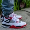 Branded Air Retro 4 Fire Red