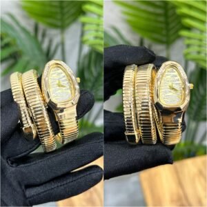 Bvlgari Serpentine Women’s Watch – Gold Finish | Champagne Dial