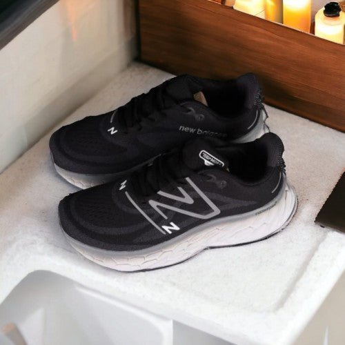 Branded NB fresh foam x More v4 Black White - Image 3