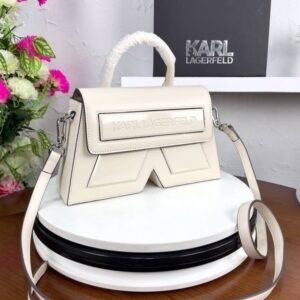 Karl Lagerfeld Beige K Icon Premium Sling With Original Box Packing KA669 Beige