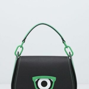 Karl Lagerfeld x Darcel Disappoints Print Crossbody Bag Black With OG Box & Dust Bag (KB032 BLACK)(LB)