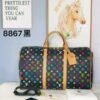 Louis Vuitton Keepall Bandoulire 50 LV Multicolor Duffle With Dust Bag (8867)(LB)