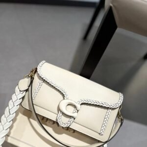 Coach Tabby 26 Elite Quality Shoulder Bag With OG Double Magnetic Box & Dust Bag
&
2 Belts (Off_White-664)(BSB)