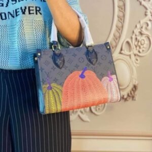 Louis Vuitton LV On The Go Pochette With OG Double Box & Dust Bag - Coin Pouch (Grey Pumpkin - 624)(BSB)