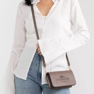 Coach Toni Sling Bag With Dust Bag & OG Box (CT778_Brown)(LB)