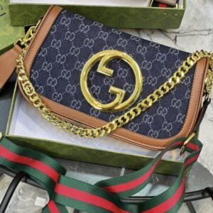 GuccI Blondie hand bag With folding box 287(BR)