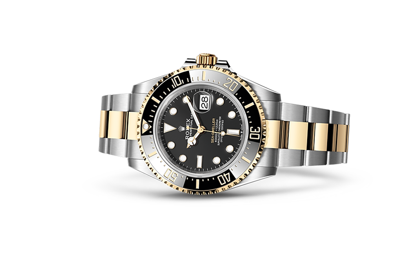 Rolex Sea-Dweller yellow gold Bezel and black dial - Image 6