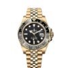 GMT-Master II yellow gold Jubilee bracelet and Black dial