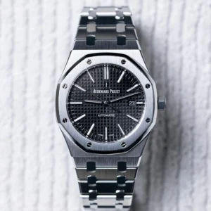 Audemars Piguet AP Royal Oak Silver Black Metal