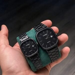 ALWAYS ON DEMAND 😍CASIO COUPLE ALL BLACK 🖤 EDITION