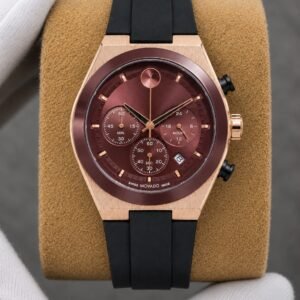 MOVADO CHRONOGRAPH BOLD EDITION EXCLUSIVE WINE BLACK🍷🤩🚀