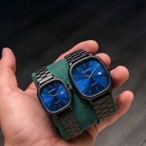 ALWAYS ON DEMAND 😍CASIO COUPLE BLACK BLUE 💙 EDITION
